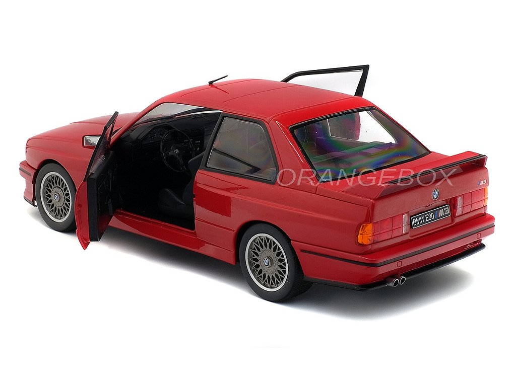 BMW M3 E30 1990 1:18 Solido Vermelho - 20 anos! Loja on-line de