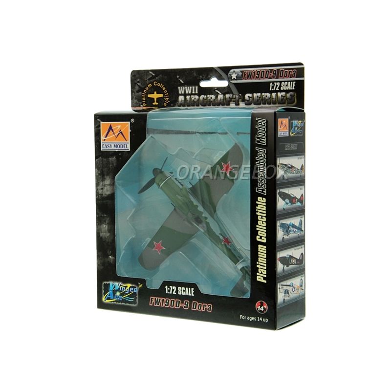 ミリタリーフィギュア　190 Avião Focke-Wulf FW-190D-9 Capturado CCCP 1945 1:72 Easy Model