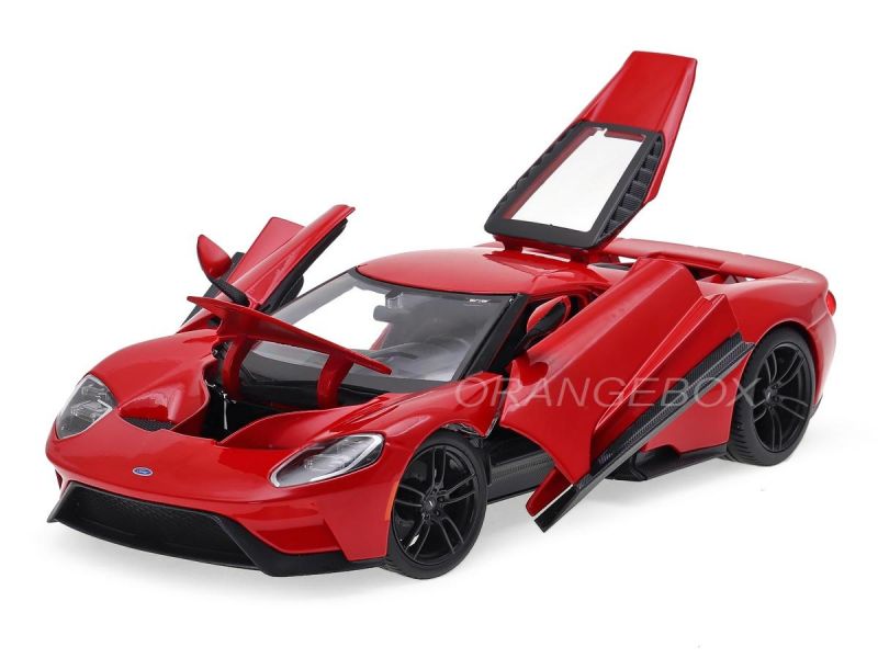 自動車 Maisto 2017 Ford GT Special Edition 1/18 Ford GT 2017 Maisto Special Edition 1:18 Vermelho - 19 anos