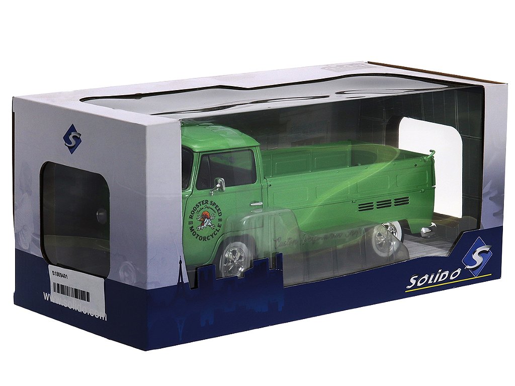 VW T2 PickUp Costum Performance Shop 1968 in grün - Solido 1:18 – Racecom Shop