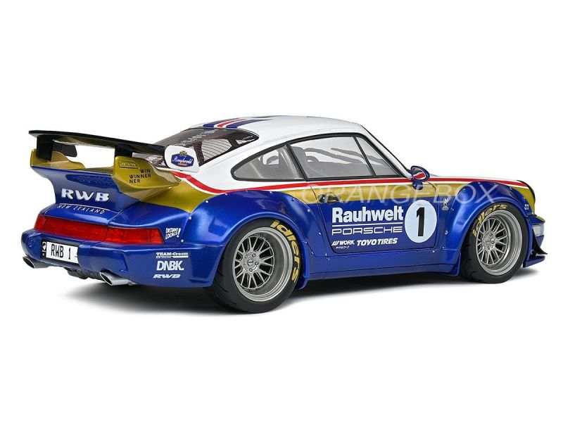 Porsche RWB 964 Rauhwelt 2022 1:18 Solido - 19 anos! Loja on
