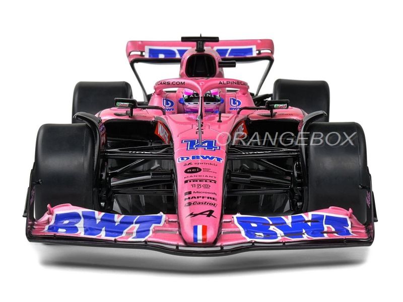 Fórmula 1 Alpine A522 Fernando Alonso Gp Bahrain 2022 1:18 Solido