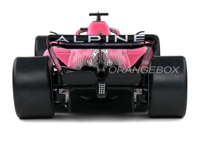 Fórmula 1 Alpine A522 Fernando Alonso Gp Bahrain 2022 1:18 Solido
