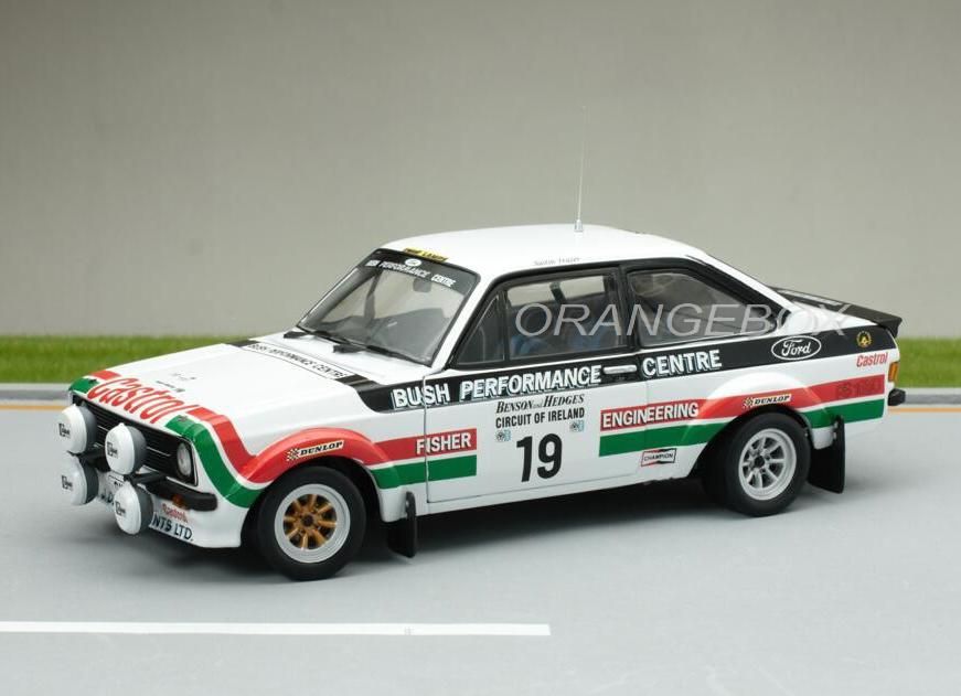 Miniature Sunstar 1/18 – Ford Escort MKII RS 1800 Jaune 1979 – Repeinte
