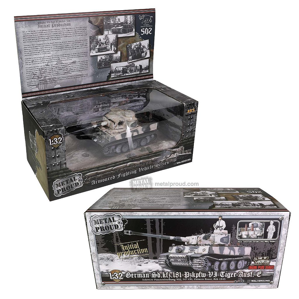 Tanque German Sd.Kfz.181 PzKpfw VI Tiger Ausf. E Panzerabteilung