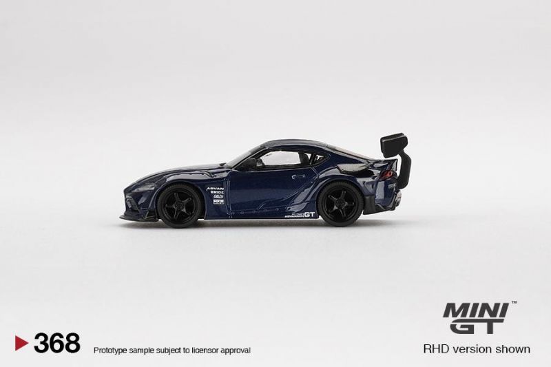 Mini GT Hks Toyota Gr Supra #368 Downshift azul 1/64