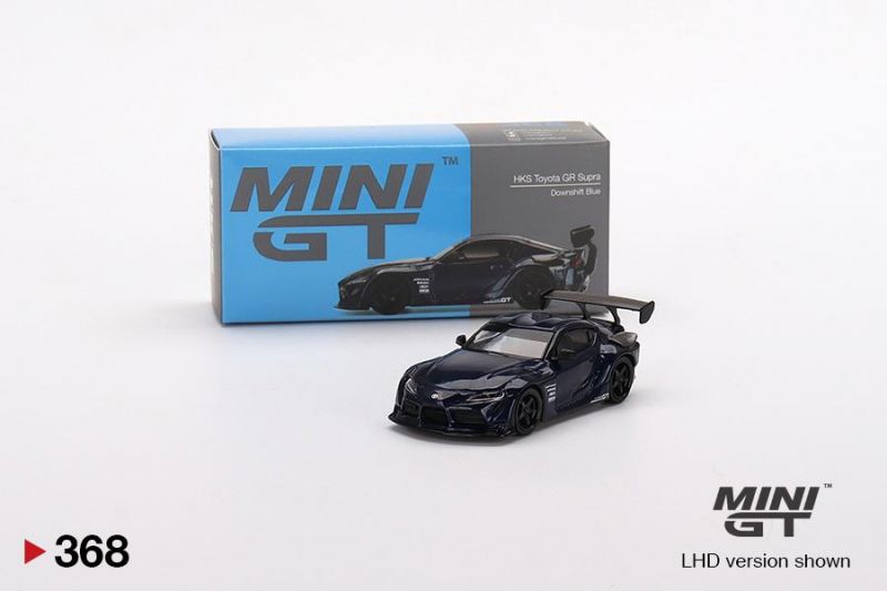 HKS Toyota GR Supra (A90) 1:64 Mini GT Azul - 19 anos! Loja on