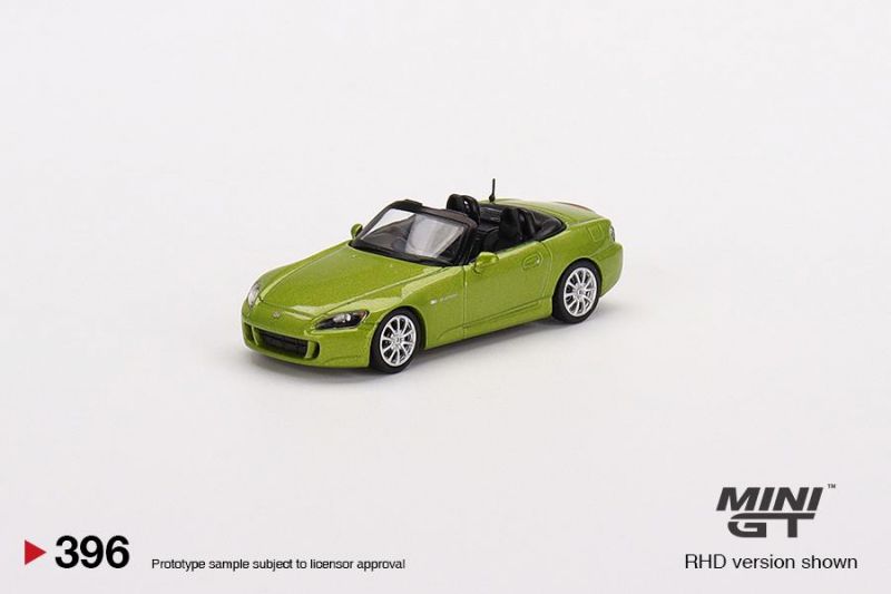 Honda S2000 (AP2) 1:64 Mini GT Verde - 20 anos! Loja on-line de