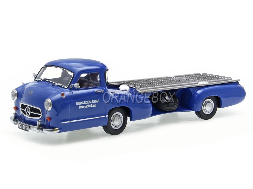 Mercedes Benz Racing Transporter 1955 1:18 Werk83 - 20 anos! Loja