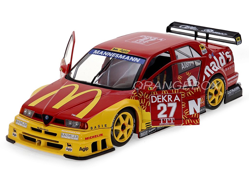 ミニカー 1/18 HPI Alfa Romeo 155 V6 TI #7 DTM Alfa Romeo 155 V6 Ti # 7 Dtm Alessandro Nannini Autoart 1:18