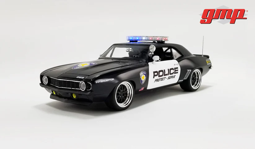 メ*ワ様 1969 Chevrolet Camaro ストリートファイター ポリ Chevrolet Camaro 1969 Street Fighter Police Interceptor 1:18 GMP