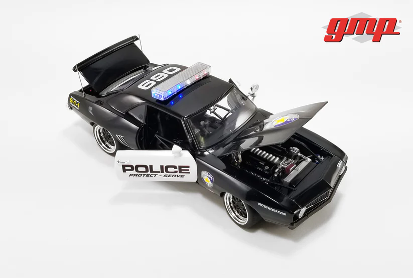 メ*ワ様 1969 Chevrolet Camaro ストリートファイター ポリ Chevrolet Camaro 1969 Street Fighter Police Interceptor 1:18 GMP