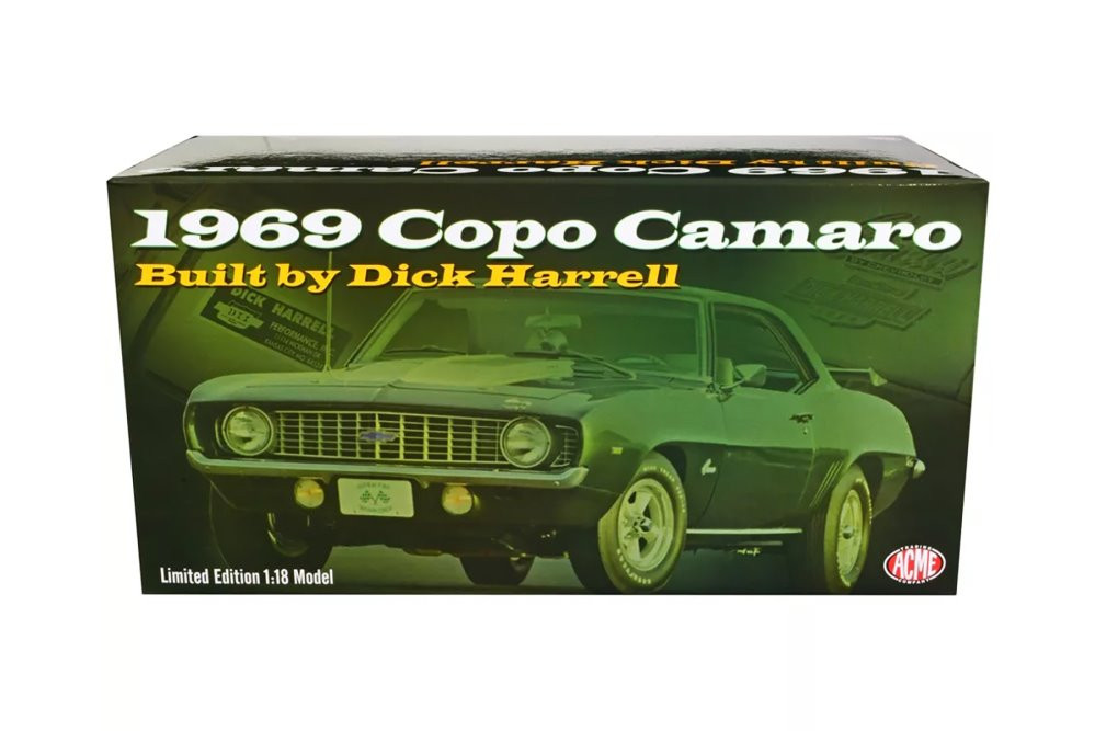Chevrolet Copo Camaro 1969 1:18 Acme Verde - 20 anos! Loja on-line