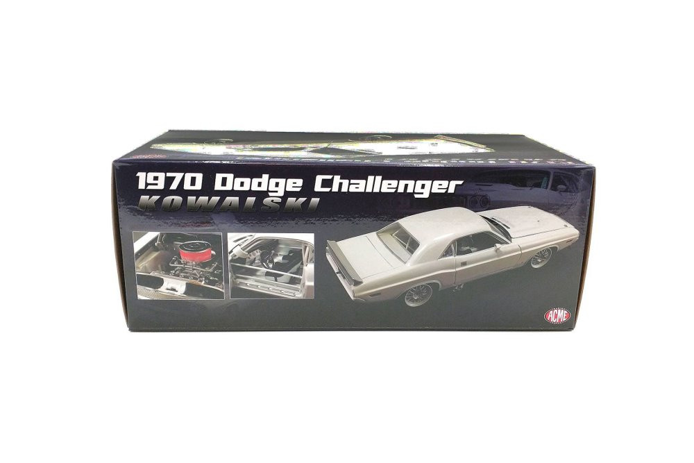 Dodge Challenger Street Fighter 1970 Kowalski 1:18 Acme Branco