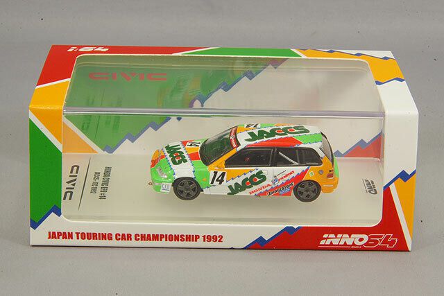 Honda Civic EF9 GR.A JACCS JTC 1992 1:64 INNO64 - 20 anos! Loja on