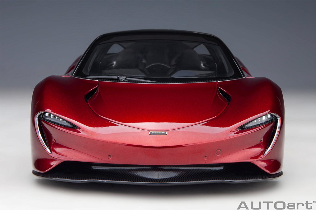 McLaren Speedtail 1:18 Autoart Vermelho - 20 anos! Loja on-line de