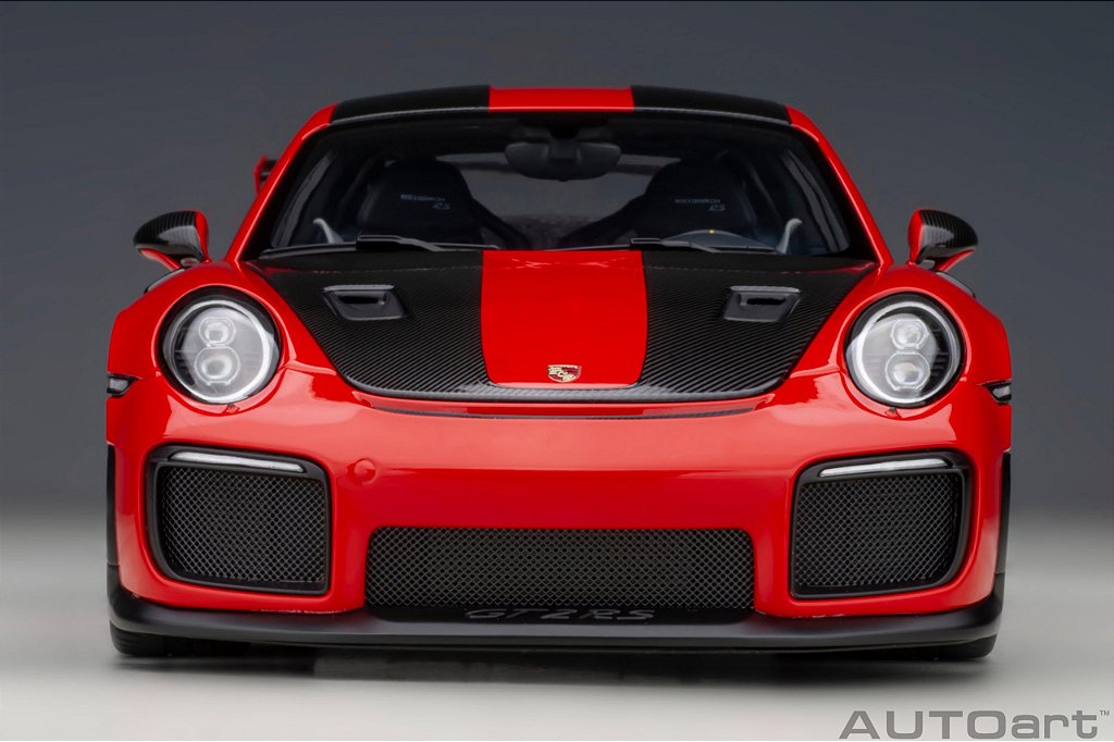 Porsche 911 (991.2) GT2 RS Weissach Package 1:18 Autoart Vermelho