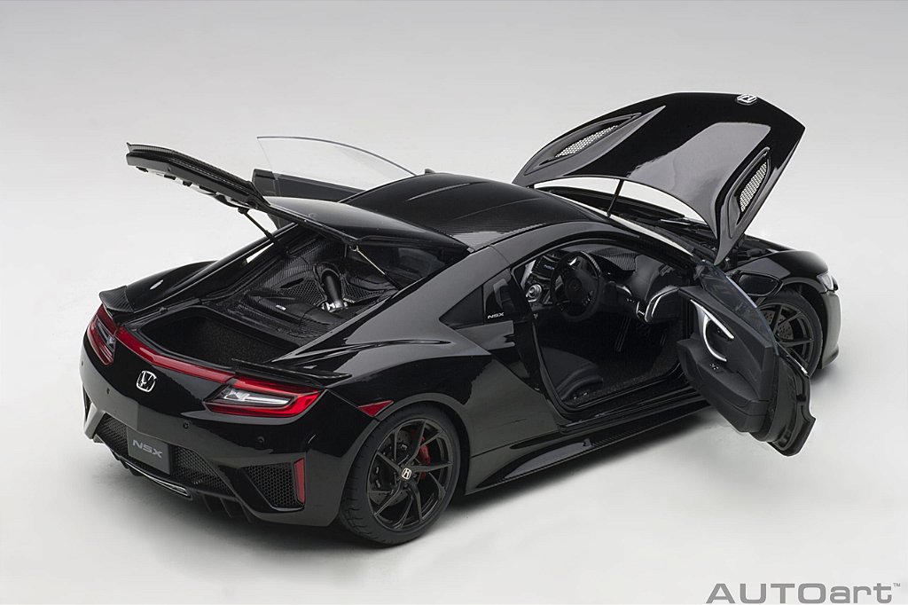 Honda NSX (NC1) 2016 1:18 Autoart Preto - 20 anos! Loja on-line de
