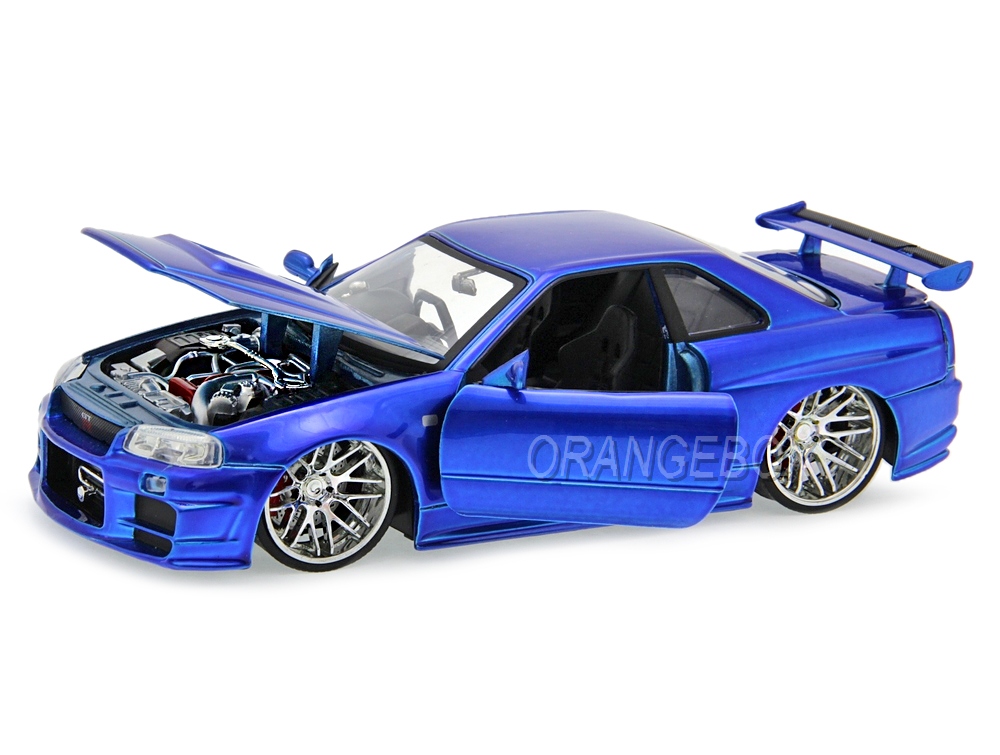 jada 1/24 日産 スカイライン GTR R34 Brian s Nissan GTR Skyline R34 Velozes e Furiosos Jada Toys 1:24