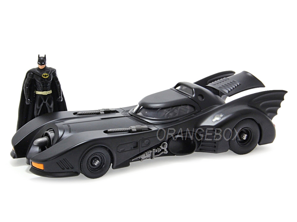 希少 1/24 BATMAN BATMOBILEバットモービル(1989)金属製 Batmóvel 1989 + Figura Batman (em metal) Jada Toys 1:24 - 19