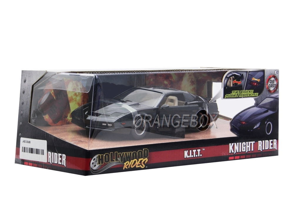 Pontiac Firebird Trans Am Black K.I.T.T. Knight Rider 1982 Jada