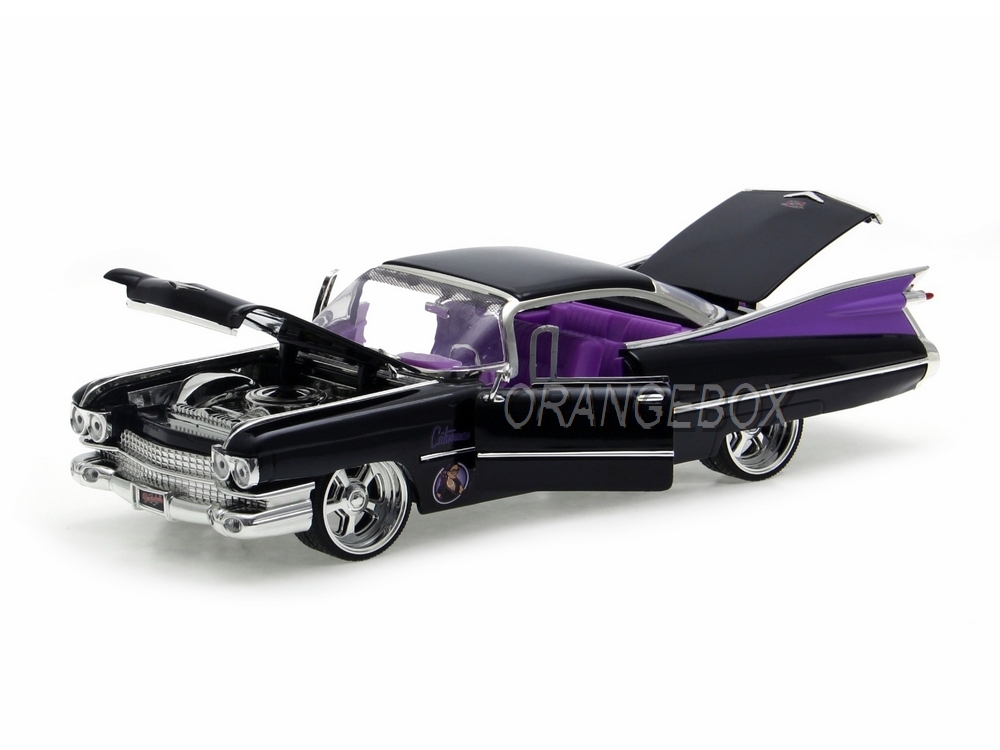 Cadillac Coupe DeVille 1959 + Catwoman DC Comics Bombshells Jada