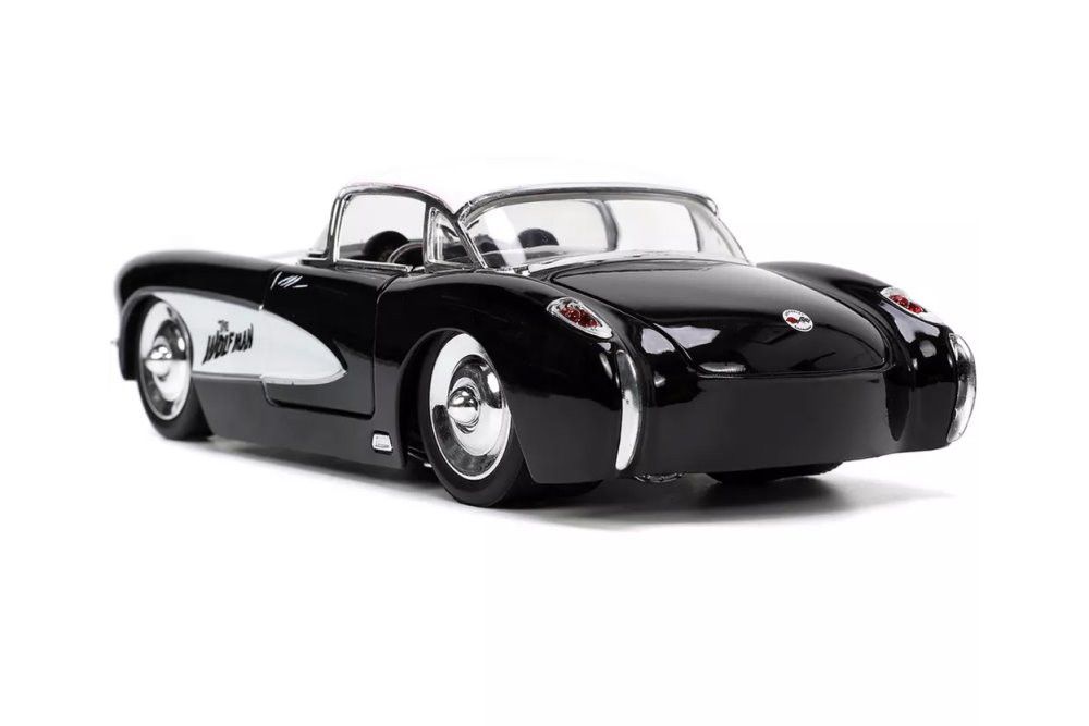Chevrolet Corvette 1957 Universal Monsters + Figura Wolfman Jada