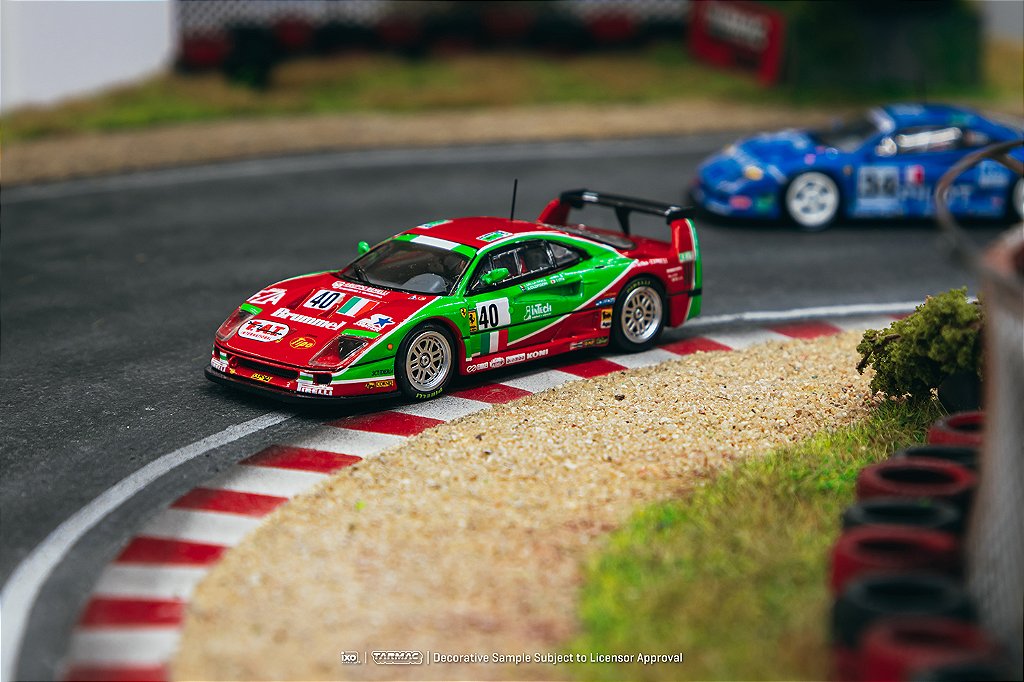 Ferrari F40 24 Horas LeMans 1995 1:64 Tarmac Works - 20 anos! Loja