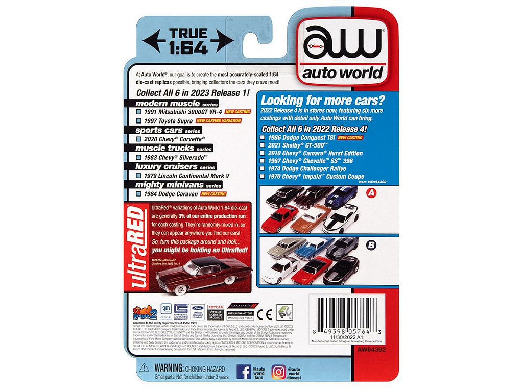 【激レア 極美品】O.C. O-ZoneOriginals 1993~96 Toyota Supra 1997 Release 1A 2023 1:64 Autoworld Premium - 20 anos