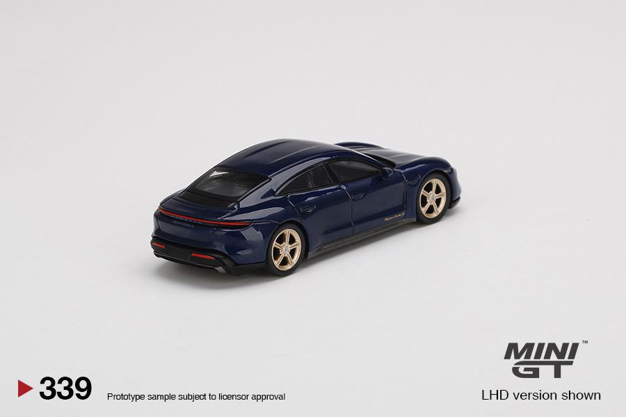 ミニカー MINI GT Porsche Taycan Turbo S Gentian Porsche Taycan Turbo S 1:64 Mini GT Exclusive USA - 19 anos