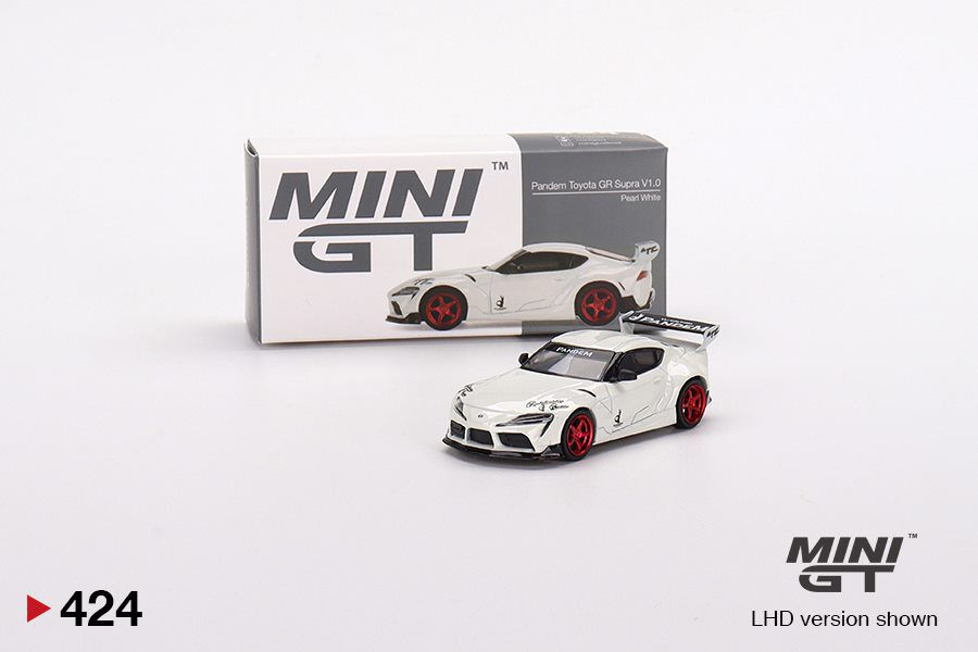 MINI GT Pandem Toyota GR Supra シルバー CHASE Toyota GR Supra V1.0 Pandem 1:64 Mini GT Exclusive USA - 20