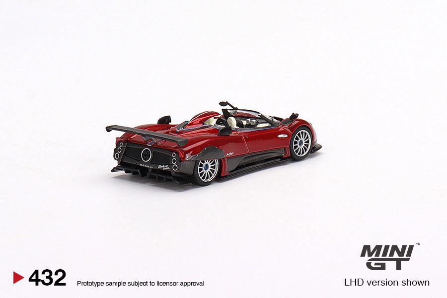 ミニカー MINI GT Pagani Zonda F Rosso Dubai 382 Mini GT 1:64 Pagani Zonda F Rosso Dubai Diecast Model Car MGT00382