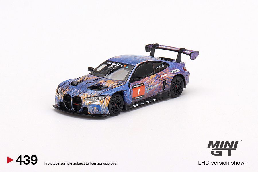 BMW M4 GT3 #1 ST Racing 2022 12H Mugell 1:64 Mini GT - 19 anos
