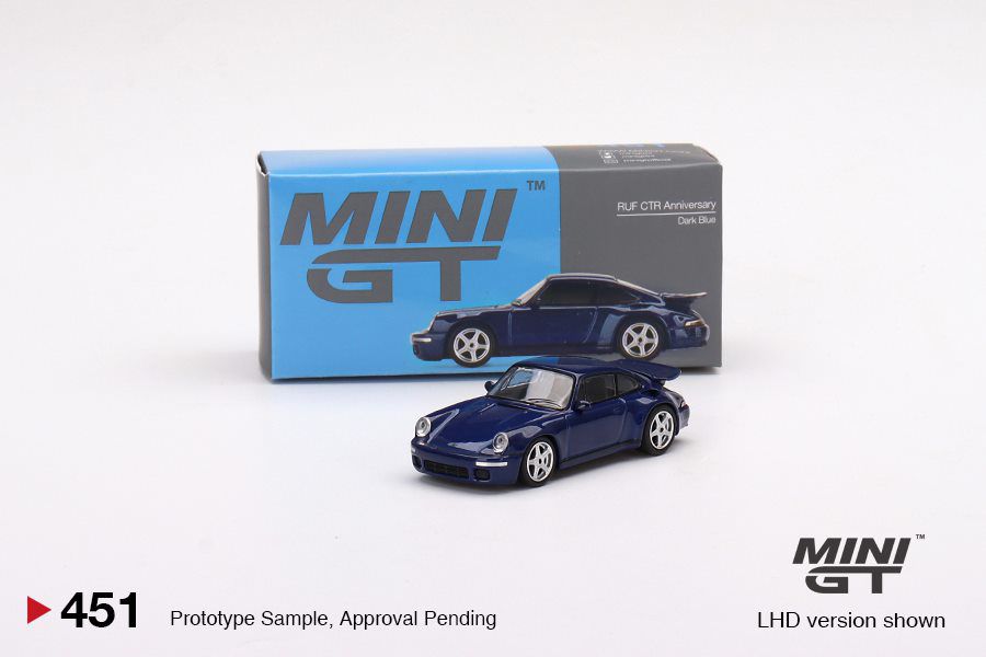 MiniGT　プレミアム　ミニカー　RUF CTR　ポルシェ 911　3台セット Porsche RUF CTR Anniversary 1:64 Mini GT Exclusive USA - 20 anos
