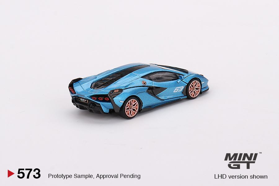 Lamborghini Sián 1/64 ミニカー 青　MR Lamborghini Sián FKP 37 1:64 Mini GT Azul - 20 anos! Loja on-line