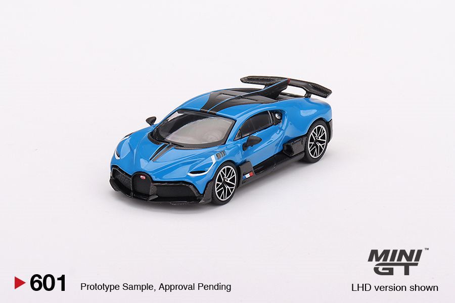 Bugatti Divo 1:64 Mini GT Azul - 20 anos! Loja on-line de
