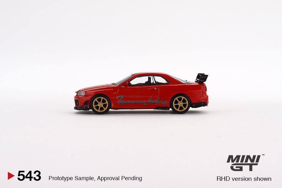 ミニカー MINI GT Nissan Skyline GT-R 32.34 Mini GT Miniatura Nissan Skyline GT-R R34 V-Spec 1:64 Metal
