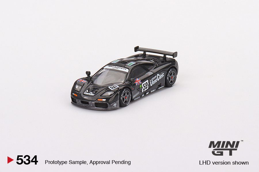 McLaren F1 GTR 1995 24 Horas LeMans Winner 1:64 Mini GT - 20 anos