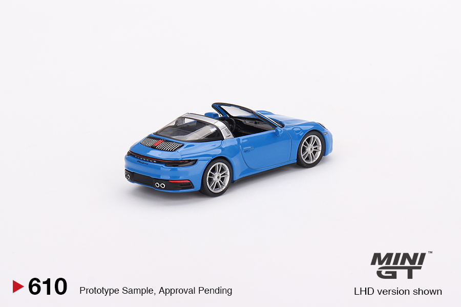 Porsche 911 Targa 4S 1:64 Mini GT Azul - 19 anos! Loja on-line de