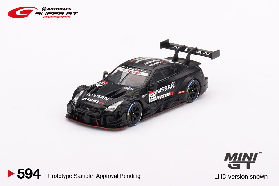 F*n様 MINI GT LB★Works Nissan GT-R Black Nissan GT-R Nismo GT500 2021 Prototype 1:64 Mini GT - 19 anos