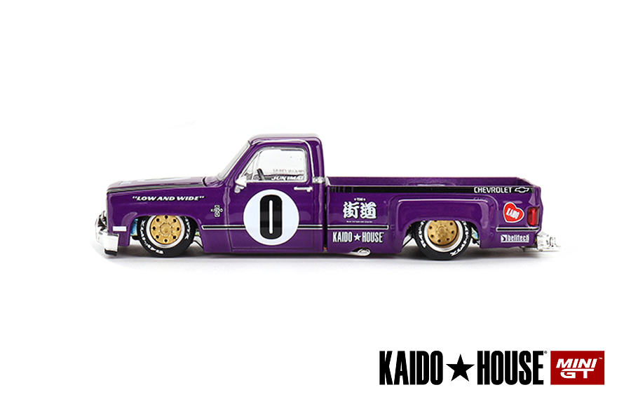 ミニカー Kaido SilveradoFuji Speedway 3 Set Diecast Model Car Compatible with Kaido House x Mini GT 1:64