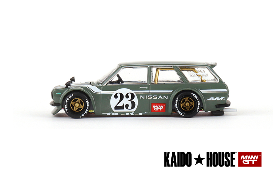 Datsun KAIDO 510 Wagon V3 1:64 Mini GT Carbon - 19 anos! Loja on