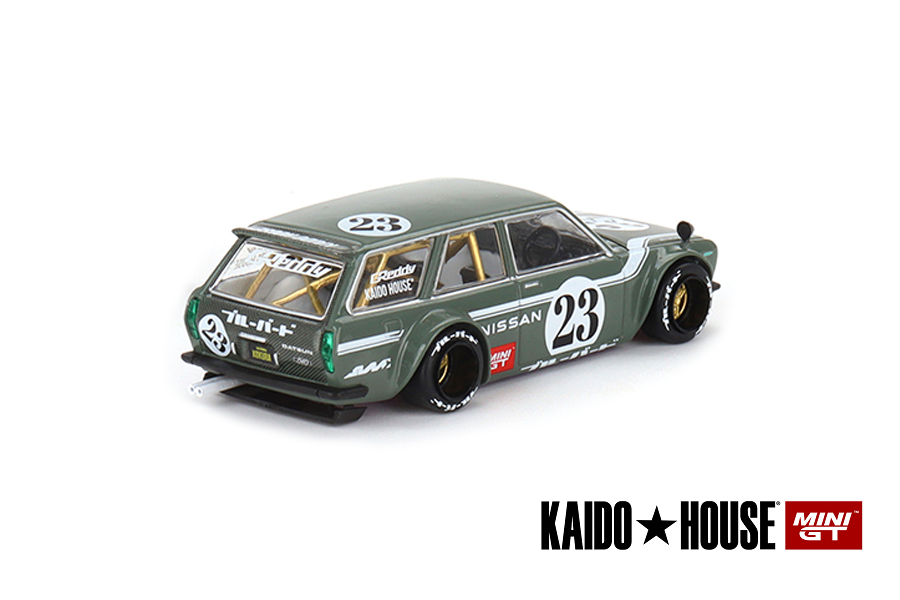 Datsun KAIDO 510 Wagon V3 1:64 Mini GT Carbon - 20 anos! Loja on