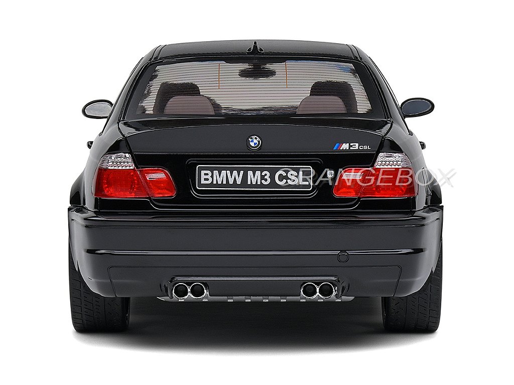 BMW E46 CSL Coupé 2003 1:18 Solido Preto - 20 anos! Loja on-line