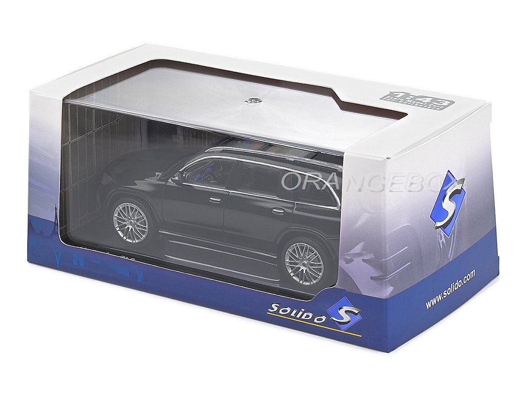 Mercedes Benz GLS c/ Rodas AMG 1:43 Solido Preto - 20 anos! Loja