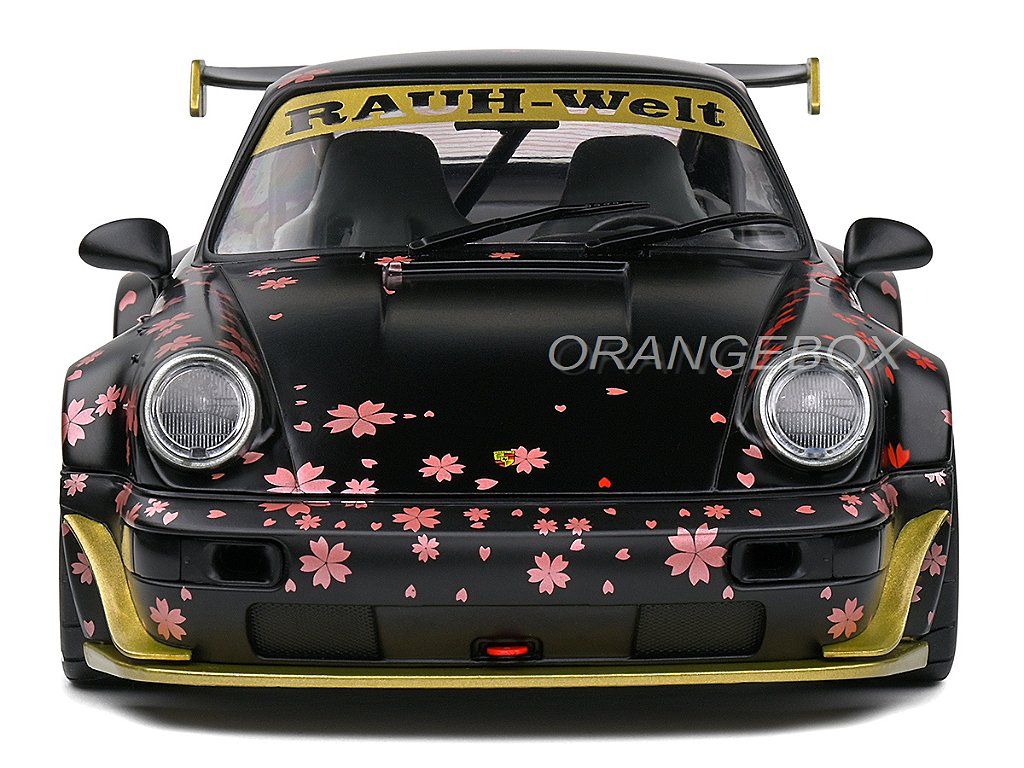 Porsche 911 RWB AOKI 2021 1:18 Solido Preto - 20 anos! Loja on
