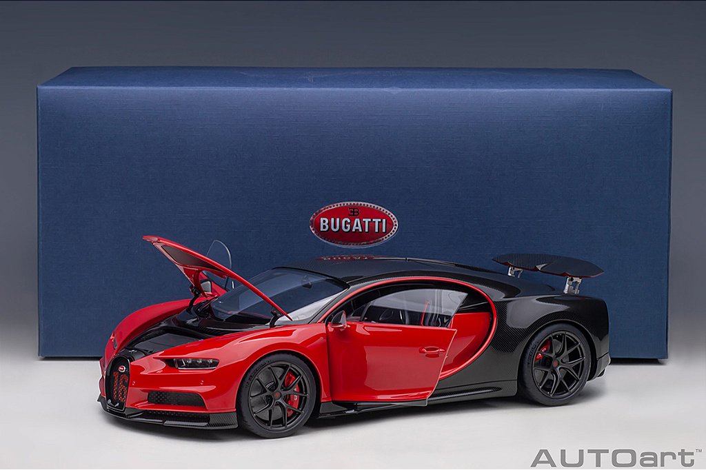 Bugatti Chiron Sport 2019 1:18 Autoart Vermelho - 20 anos! Loja on