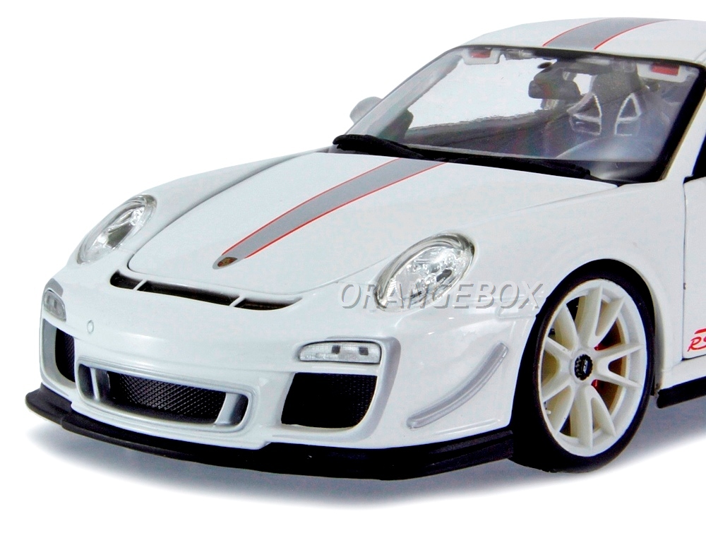 Porsche 911 GT3 RS 4.0 Bburago 1:18 Branco - 19 anos! Loja on-line