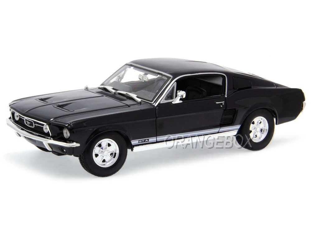 Ford Mustang GTA Fastback 1967 1:18 Maisto Preto - 20 anos! Loja