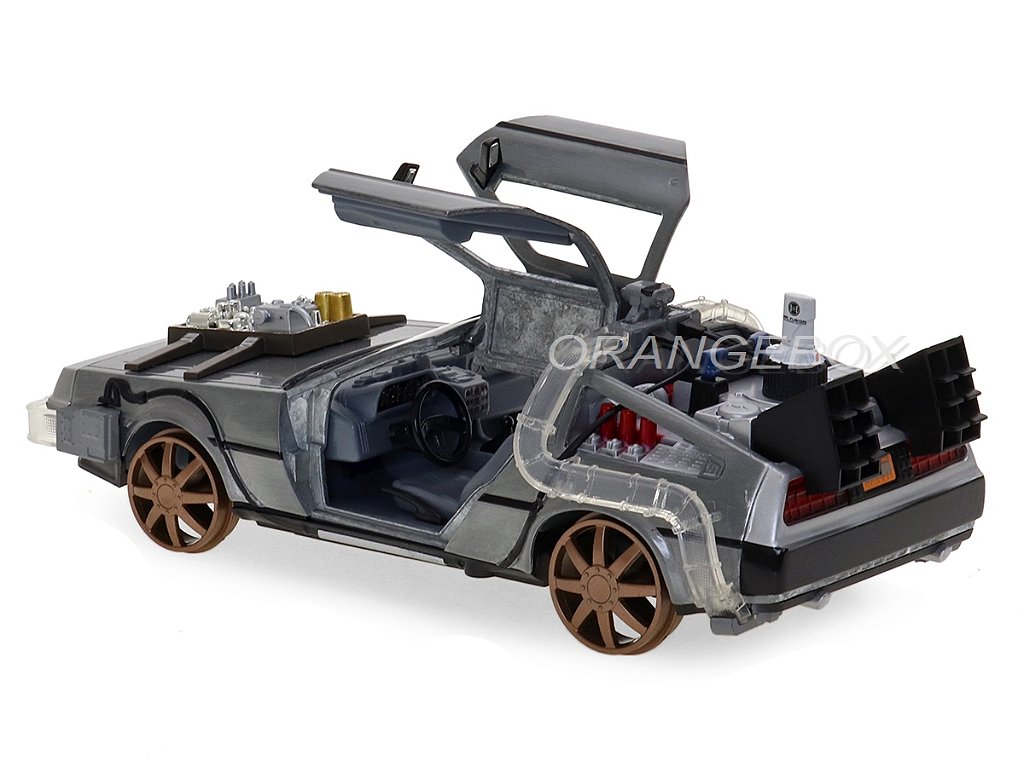 Delorean Back to The Future III Time Machine Jada Toys 1:24 (com